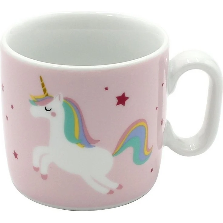 Dekohelden24 Tasse Kinder-Becher / Tasse mit Henkel und Spruch / H / Ø 6,8 x 7,4 cm, Porzellan – Bild 1