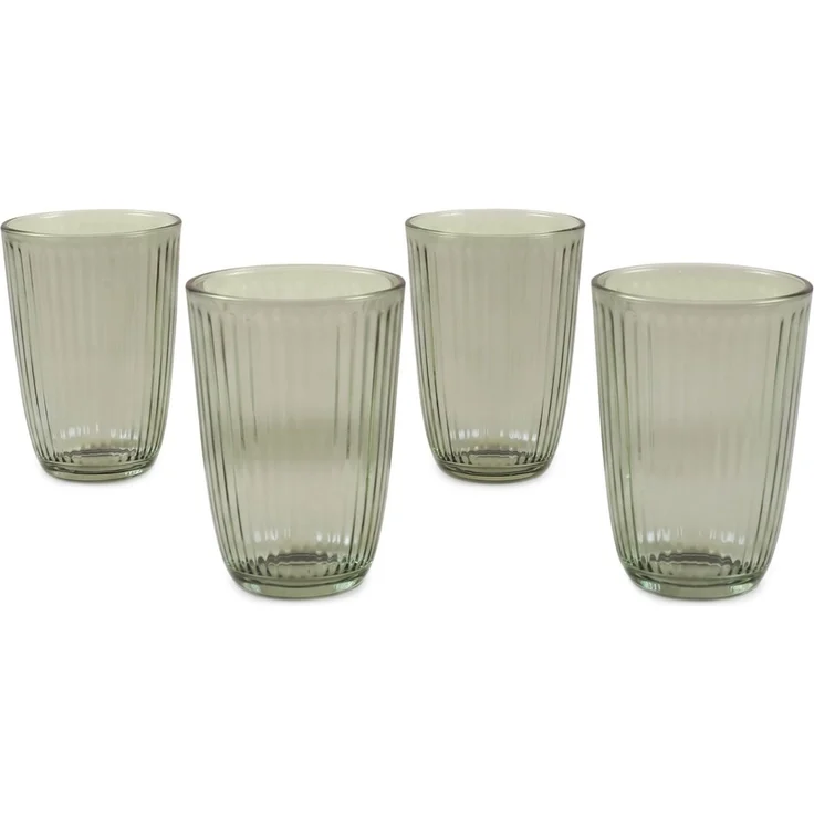Hermia Concept 'Splendid 395 - Green HC' Gläser-Set (4-teilig), Grün, 8,5 x 8,5 x 12 cm, 395 ml – Bild 2