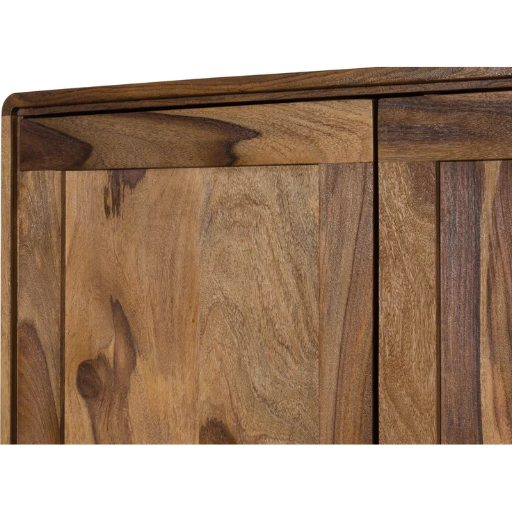 Kleiderschrank Sheesham 90x45x180 natur sandgestrahlt lackiert MALMÖ 2 #200 – Bild 3