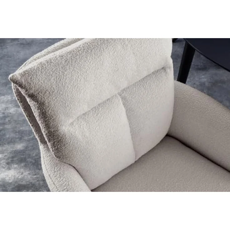 riess-ambiente Polsterstuhl BIG GEORGE greige / schwarz (Einzelartikel, 1 St), Esszimmer · 360° drehbar · mit Armlehne · Retro – Bild 7