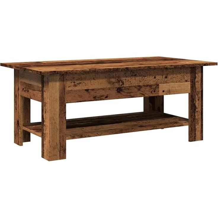 vidaXL Couchtisch Altholz-Optik 102x55x42 cm Holzwerkstoff 856796 – Bild 5