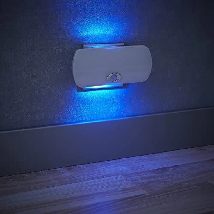 Northpoint LED Nachtlicht 2Stk. Taschenlampe Weiß RGB Induktionsladung mit Hintergrundbeleucht. – Bild 5