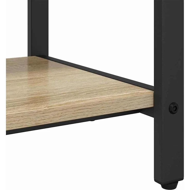 vidaXL Garderobenständer 95 x 34 x 184 cm Sonoma-Eiche Holzwerkstoff 879960 – Bild 8