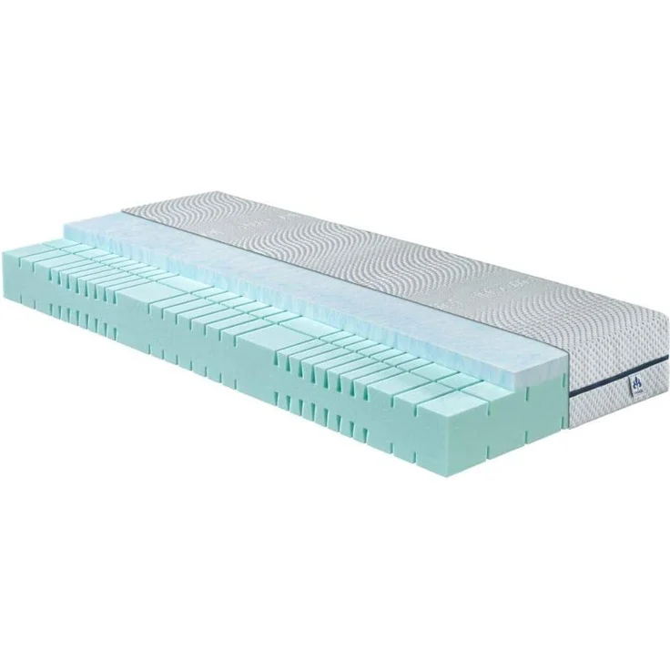 Badenia Bettcomfort Irisette Duo Touch 7-Zonen Kaltschaummatratze, Härtegrad 3, 90x190 cm – Bild 2