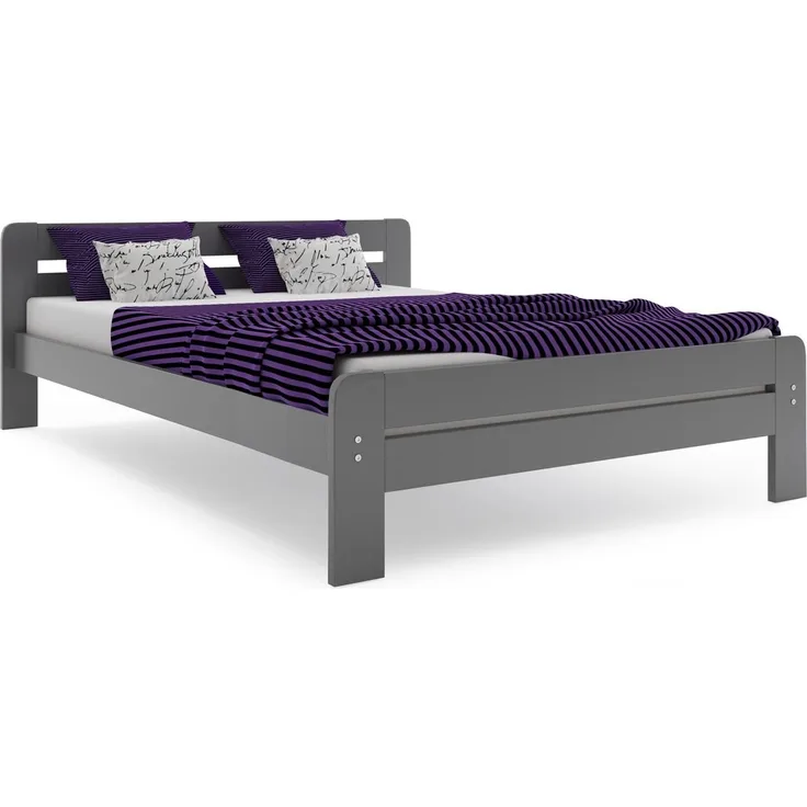 BMS Jugendbett Dallas Graphit mit Matratze 120x200 cm