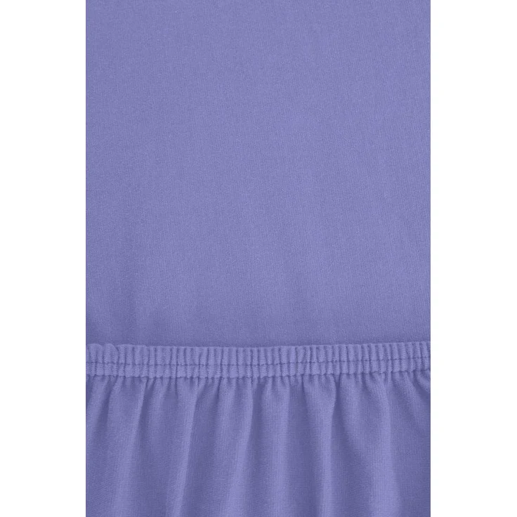 r-up Spannbettlaken Passt 90x200 bis 200x220cm erhältlich! 130 g/m², Baumwolle, Gummizug: fest eingenähtes dauerelastisches Rundumgummi, (1 Stück), (90x200-100x200, 15-35cm Matratzenhöhe, lila) – Bild 2