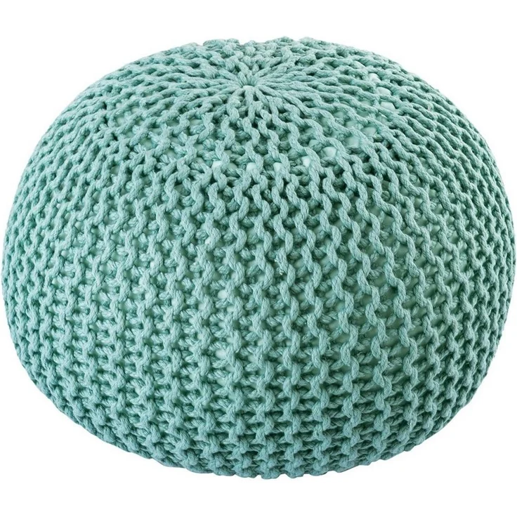Amagohome Sitzhocker Pouf Outdoor ø 55 o. 45cm Bodenkissen Sitzpouf Hocker wetterfest pfleg – Bild 3