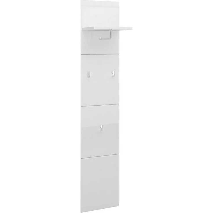 Garderobenpaneel Mestre / Merano, Holzwerkstoff, Weiß, 30 x 152 x 23 cm – Bild 3