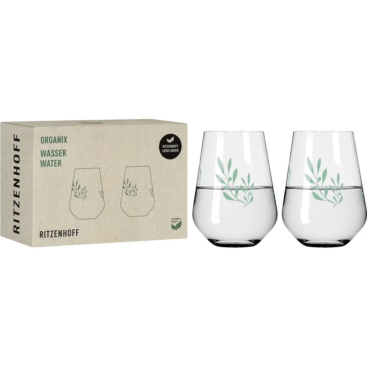 Ritzenhoff 3923001 Wasserglas-Set #1 ORGANIX Romi Bohnenberg 2023