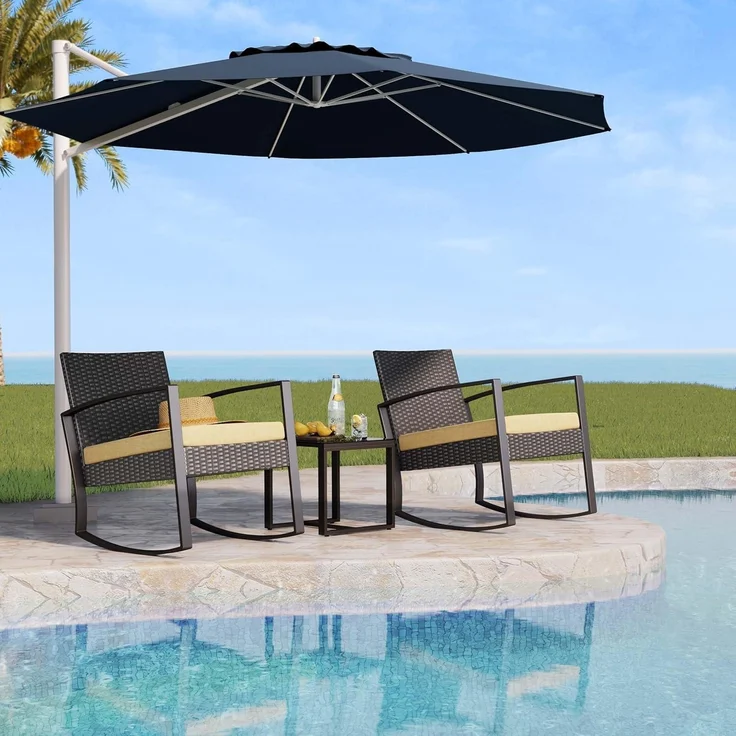 Bealife Gartenmöbel Set Balkon Lounge 2 Personen Outdoor – Bild 8
