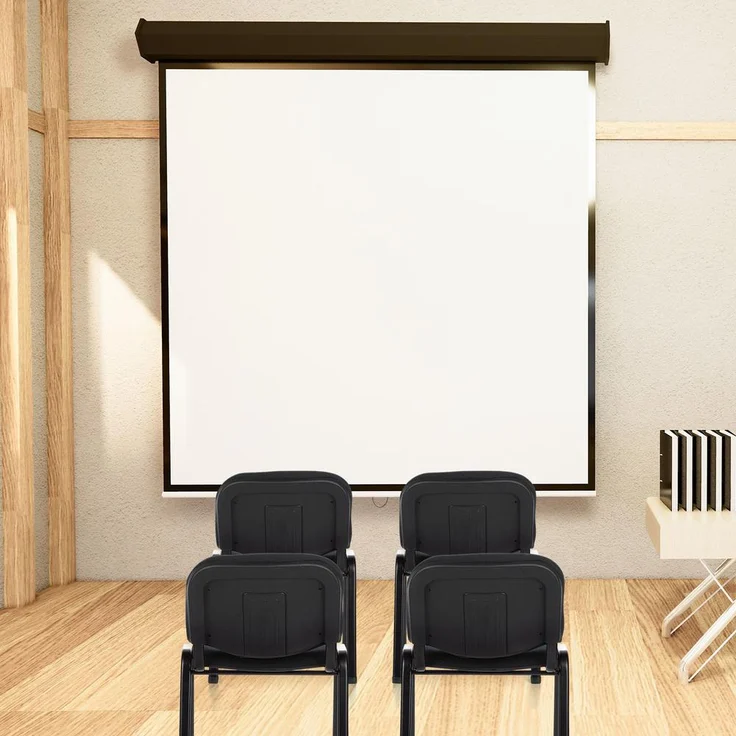 hjh OFFICE Besucherstuhl Konferenzstuhl XT 600 Stoff Schwarz – Bild 3