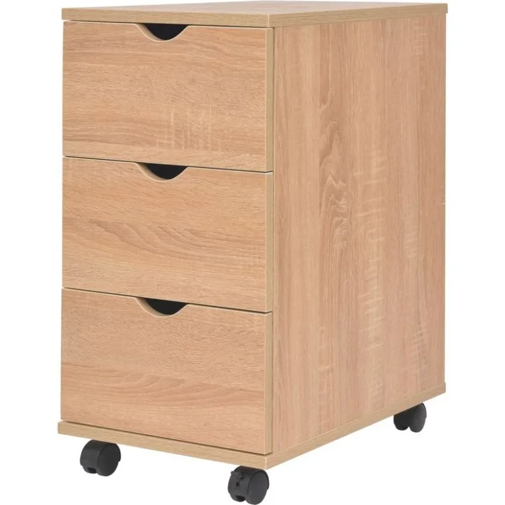 vidaXL Schubladenelement 33×45×60 cm Eichenbraun 245725