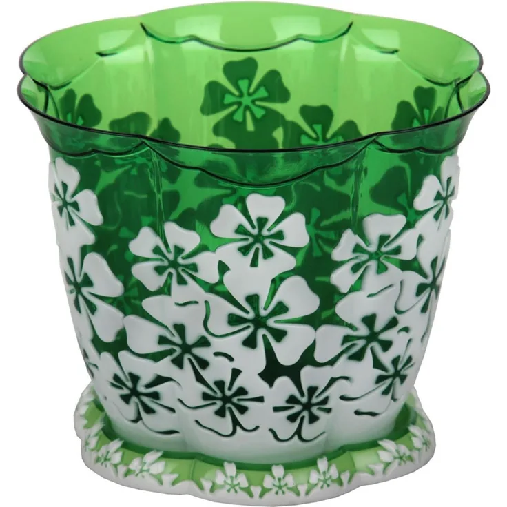 1,5L Blumentopf Blumenkübel Topf Kräuter Pflanzen Terrasse Veranda Datscha Deko