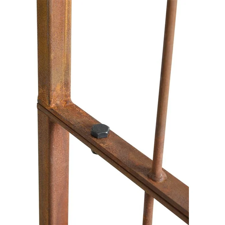 Rosenspalier Rosenbogen Torbogen 120 cm Rankhilfe Rost Metall Kletterhilfe Bogen – Bild 3