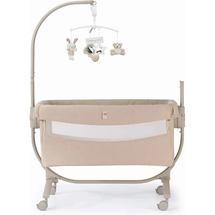 Baby Beistellbett Cullami | Mehr Farben verfügbar | inkl. Wippfunktion | 8-fach höhenverstellbar – Bild 3