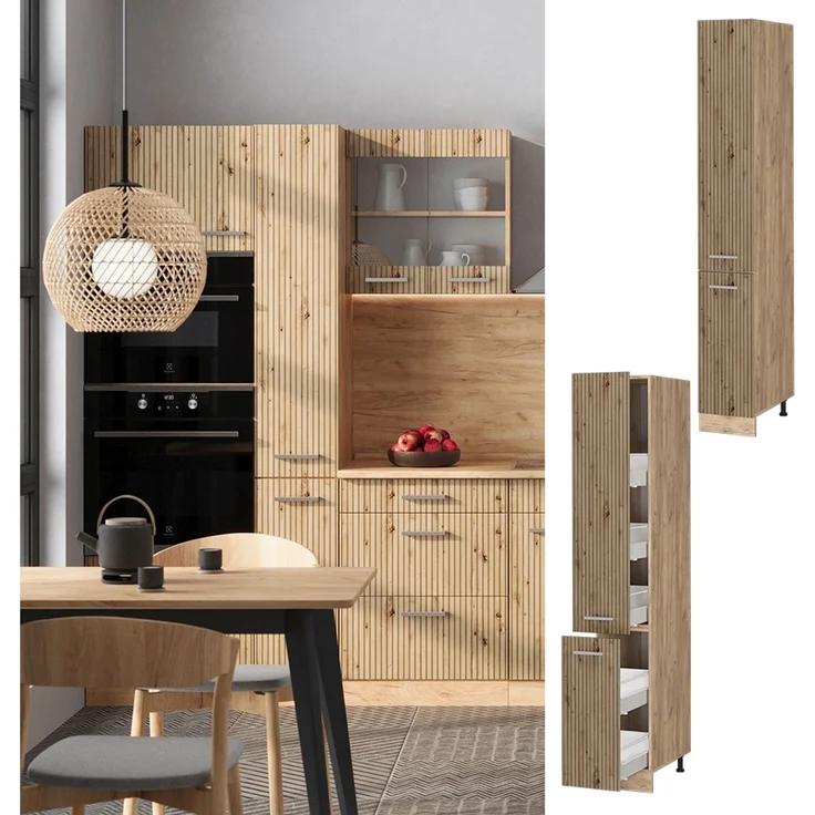 Apothekerschrank R-Line Artisan-Eiche 30 cm Vicco – Bild 2