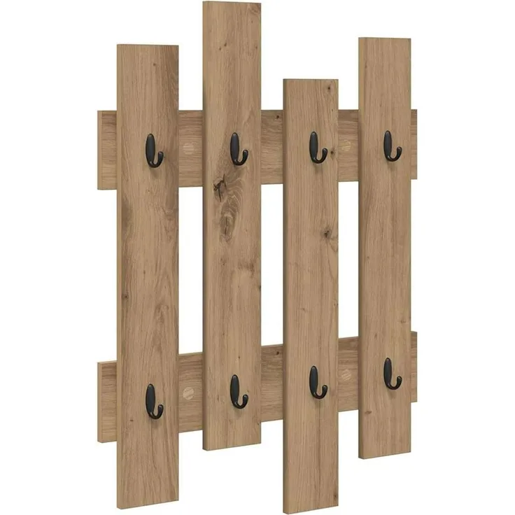 vidaXL Wandmontierter nachttisch Artisan-Eiche 60 x 3 x 82 cm 874482