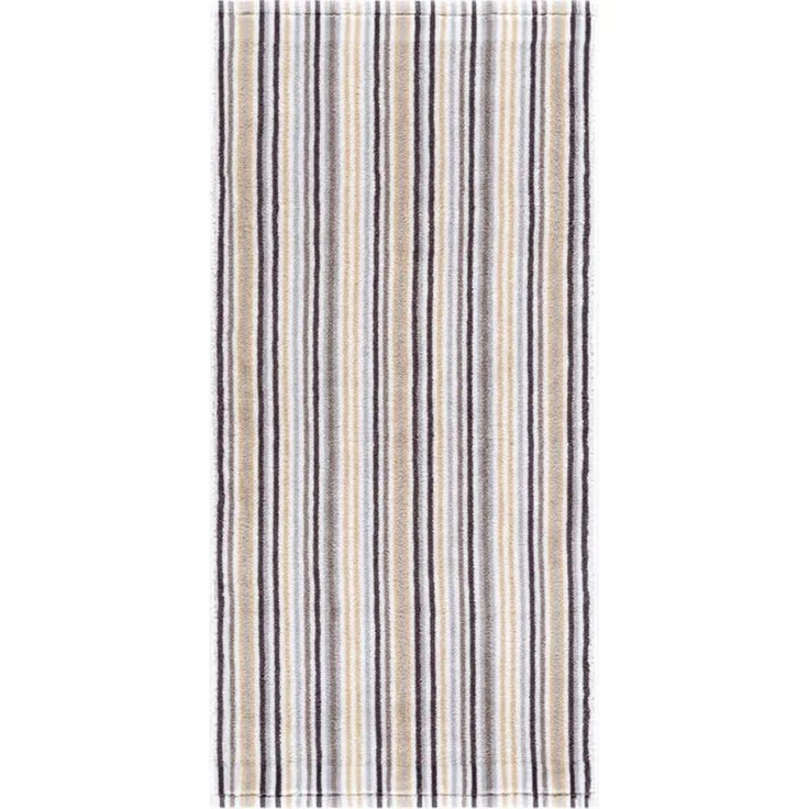 Combi Stripes Duschtuch 70x140cm grau 500g/m² 100% Baumwolle