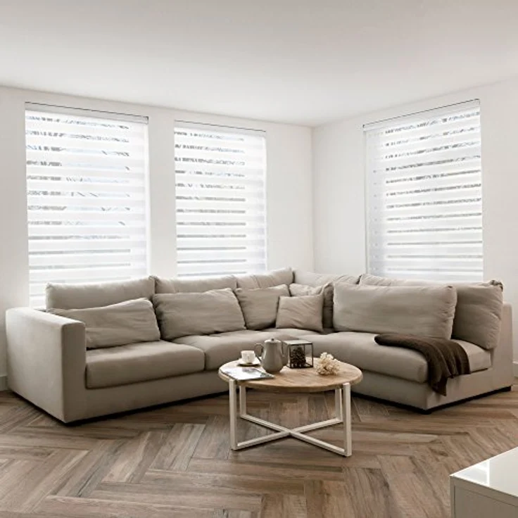 Sol Royal SolDecor DK9 Kassetten-Doppelrollo Weiß, 160x60 cm – Bild 4
