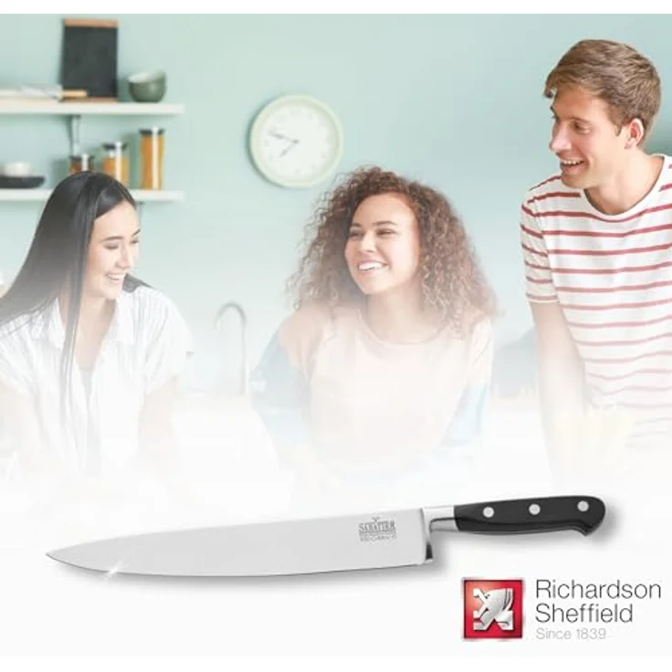 Richardson Sheffield V SABATIER Kochmesser 10" – Bild 6