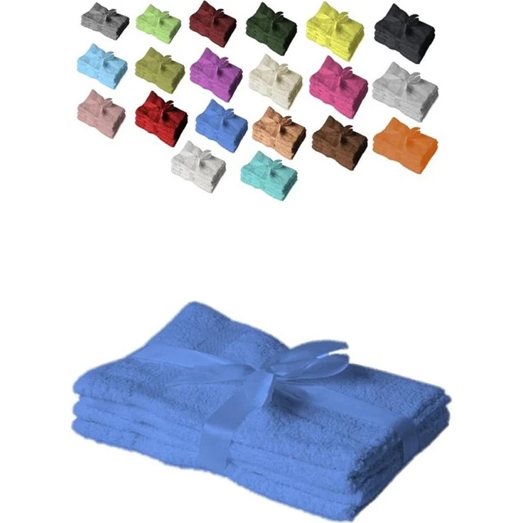 12 x Gästetuch 500 g/m² 30 x 50 cm Royalblau – Bild 1