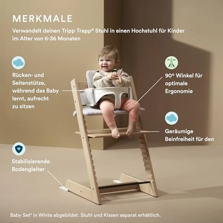 Stokke Hochstuhlaufsatz Baby Set² für den Hochstuhl Tripp Trapp von Stokke (ab ca. 6 Monaten) – Bild 3