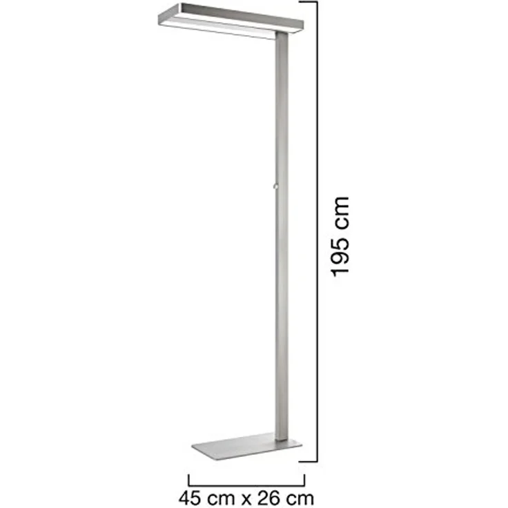 Unilux Stehleuchte Lixus LED metallgrau mit 3 LED-Modulen – Bild 6