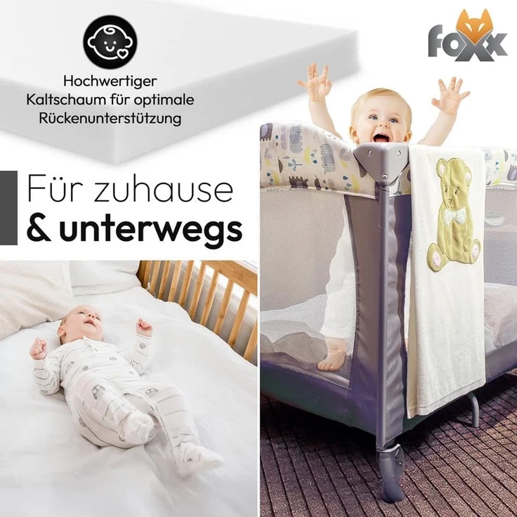 Kern für Matratze Kinderbett 60 x 120 x 6 cm - Auswahl: Ersatzkern ohne Bezug, Größe (cm): 60 x 120 x 6 – Bild 4