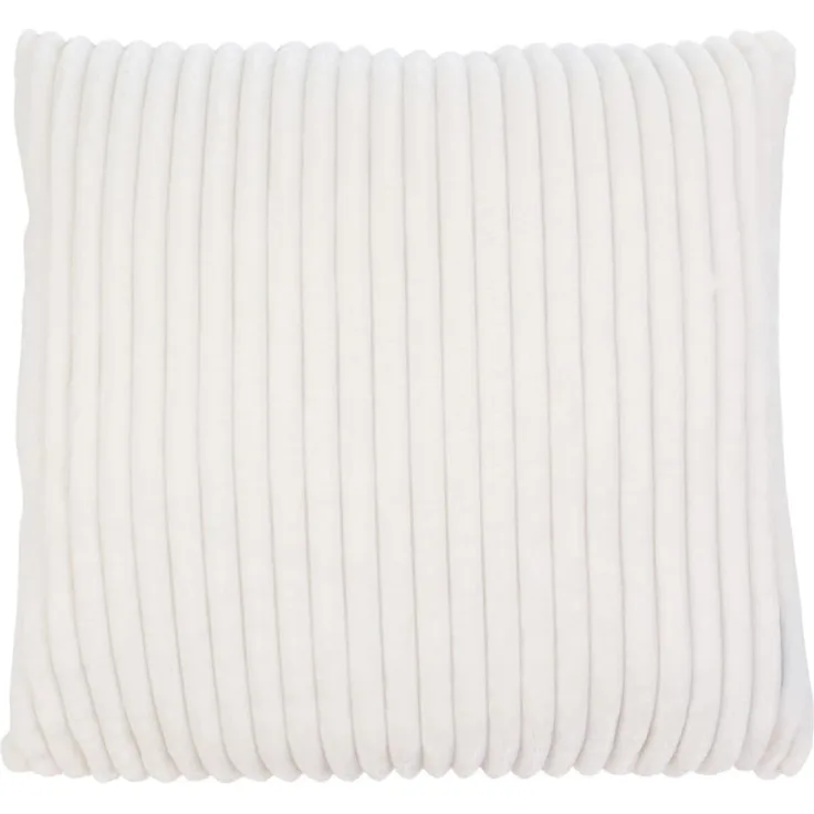 Gözze - Kuschelweicher Kissenbezug in Cord Optik, 2er Set, 50x50 cm - Wollweiß