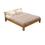 Krok Wood Massivholzbett Julia mit Kopfteil in Eiche (90x200 cm)