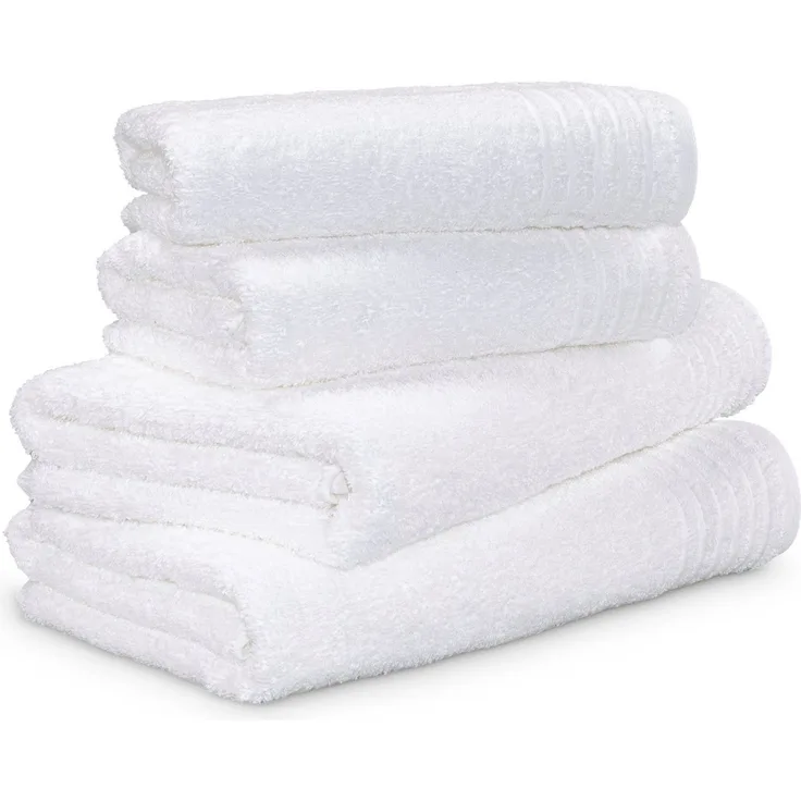 Möve Handtuch Set New Classic, Walkfrottier (4-St), 2x Hand- und 2x Duschtücher, 100% bester Baumwolle (480 g/m)