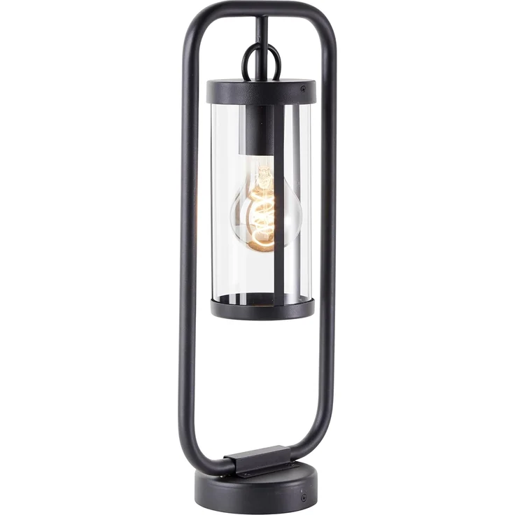 Brilliant AG Leuchten 44292-06 Sidney Außensockelleuchte 48cm schwarz transparent IP44 – Bild 3