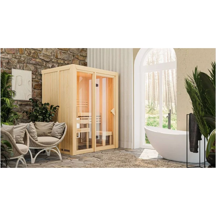 Karibu Sauna Avari 1 ohne Ofen – Bild 3