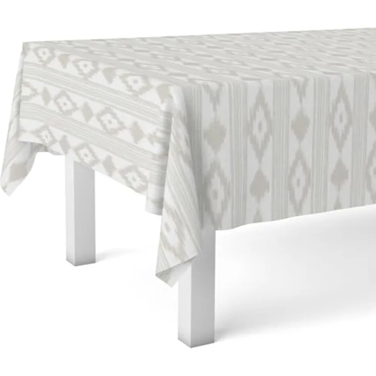 Martina Home Tischdecke, Wachstuch, Malorqui, Beige, 140 x 140 cm