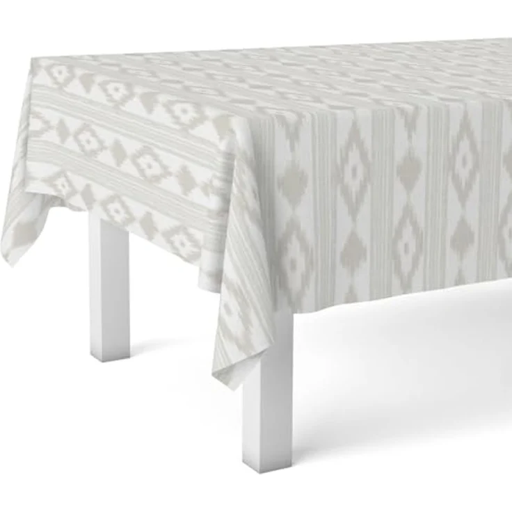 Martina Home Tischdecke, Wachstuch, Malorqui, Beige, 140 x 140 cm – Bild 1