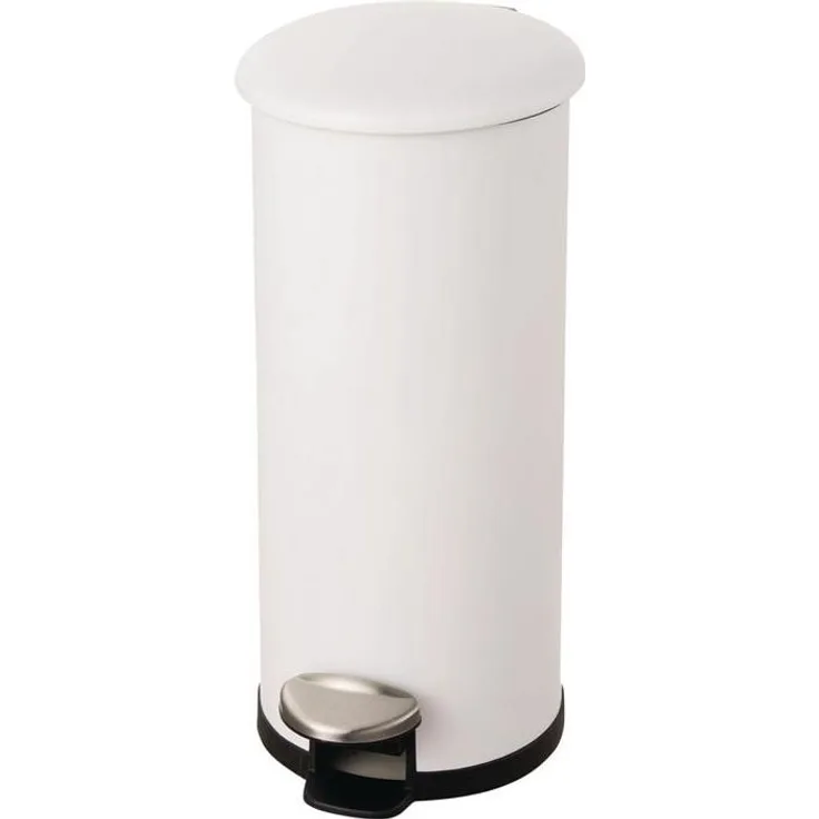 helit Tretabfallsammler "the zinc" 20 l D239xH566mm Stahl, pulverbeschichtet weiß