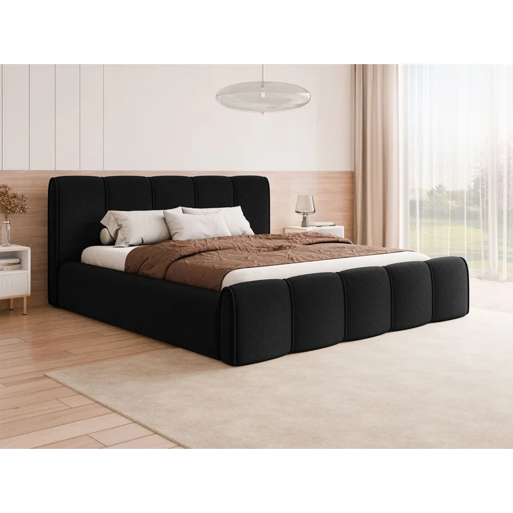 Polsterbett Lewis (Farbe: Kronos 07, Größe: 200x200) – Bild 2