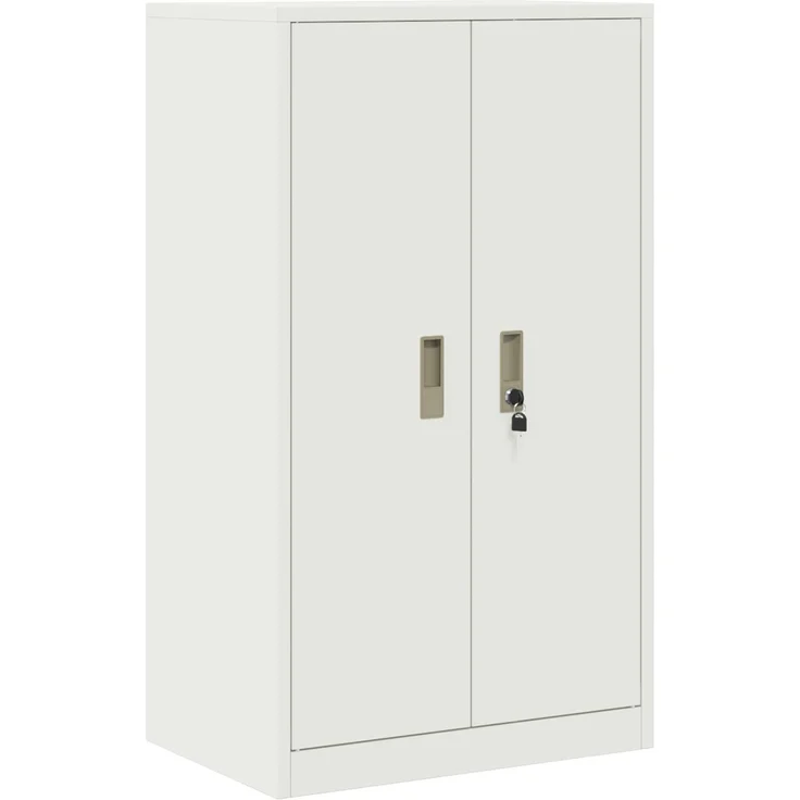 vidaXL Aufbewahrungsschrank 2 stk. Weiß 60 x 40 x 145 cm Stahl 3438698 – Bild 6
