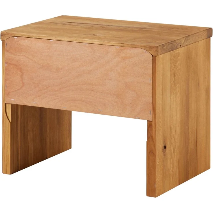 Nachttisch Wildeiche 50x35x40 natur geölt JANGALI #719 – Bild 10