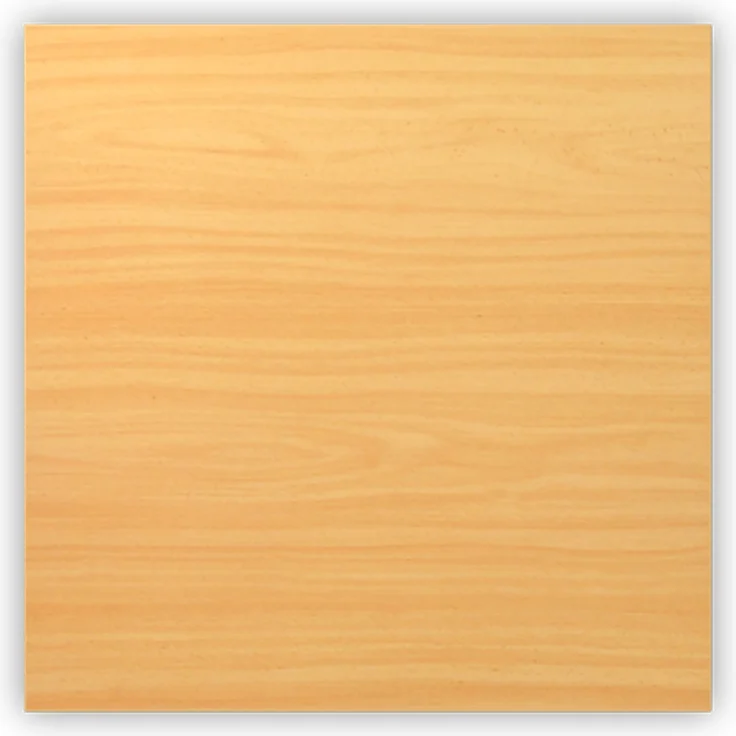 bümö Tischplatte 80x80 cm in Buche, Schreibtischplatte aus Holz, Holzplatte, Spanplatte kratzfest beschichtet, ABS-Kante, 120 kg Tragkraft für DIY Homeoffice Schreibtisch & mehr, PL-08-6