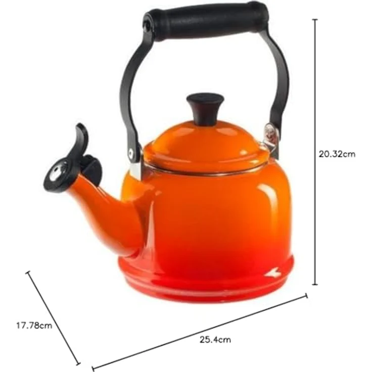 Le Creuset Wasserkessel Demi Ofenrot – Bild 4
