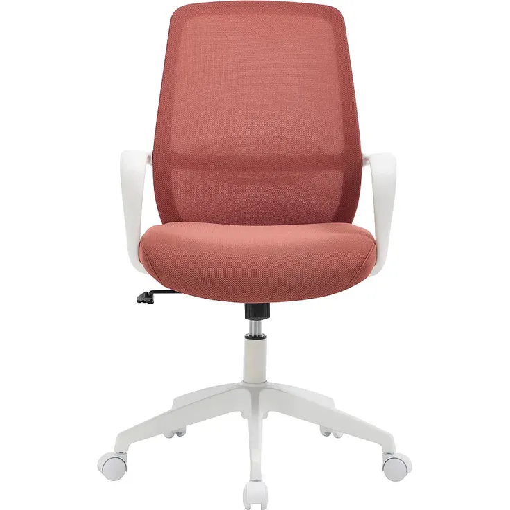 Vente-unique - VATISTA Office chair Stoff RotWeiß - B 61,5 cm x H 95,5 cm103 cm x L 60,5 cm – Bild 2