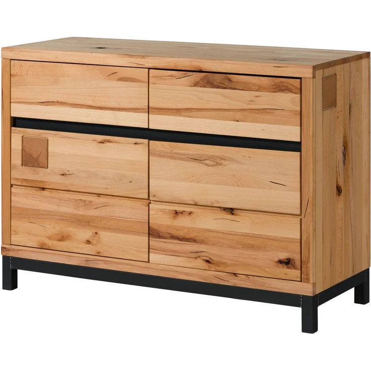 Sideboard Kernbuche 120 x 45 x 85 natur geölt VILLANDERS #111 – Bild 1