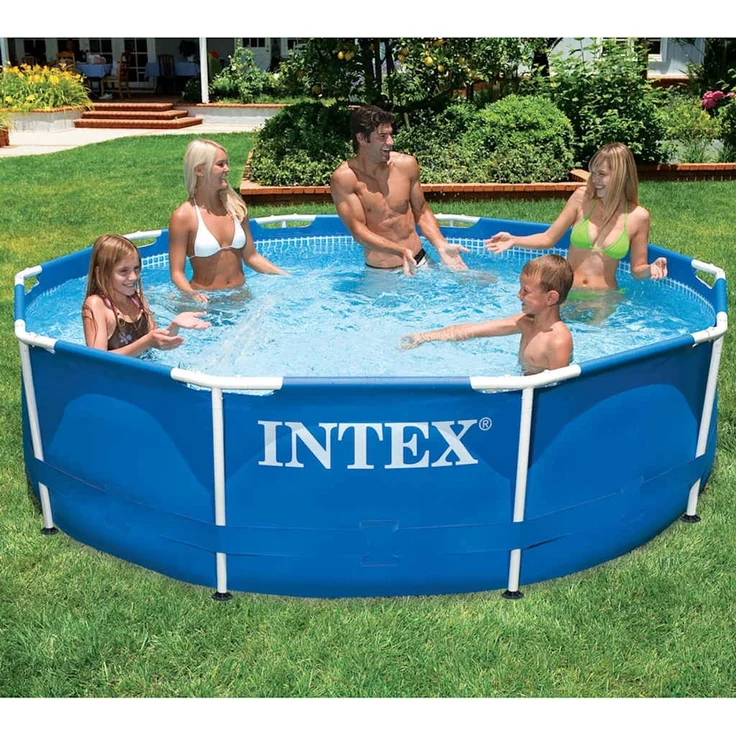Intex Schwimmbecken Metal Frame 305 x 76 cm 28200NP 91484 – Bild 4