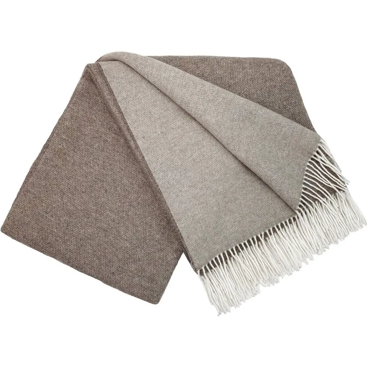 Wolldecke Merinowolldecke Plaid "Faro" Merinowolle-Kaschmir-Mix 140 x 200 cm, STTS