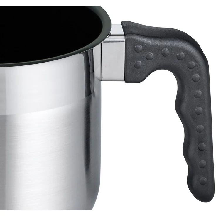 Elo Basic Milchtopf Turmalin, Edelstahl, Kunststoff (1-tlg), schwarze Kunststoffgriffe mit Edelstahlflammenschutz – Bild 4