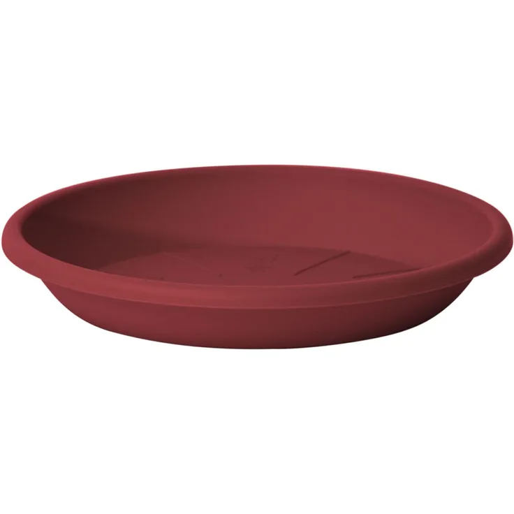 Pflanzuntersetzer MEDEA 32 cm mattone rot – klassischer Kübel Untersetzer aus Polypropylen UV- und frostbeständig bruchsicher recyclebar und stapelbar