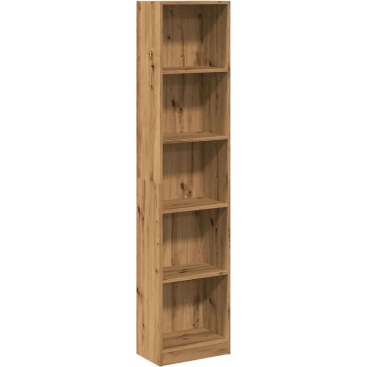 vidaXL Bücherregal Artisian Oak 40 x 24 x 176 cm Holzwerkstoff 857800 – Bild 1