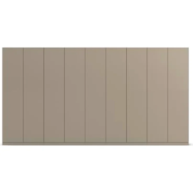 Rauch Möbel LUNIK, Kleiderschrank, Farbe Fango, Breite 405 cm | Schrank mit patentiertem Schnellmontagesystem, 9-türig, Push-to-open-Funktion, Zubehör Classic, Schlafzimmer, Ankleide – Bild 10