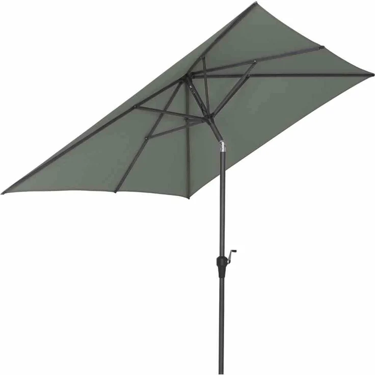 Avio Mittelstockschirm anthrazit/olive 250x200cm – Bild 1